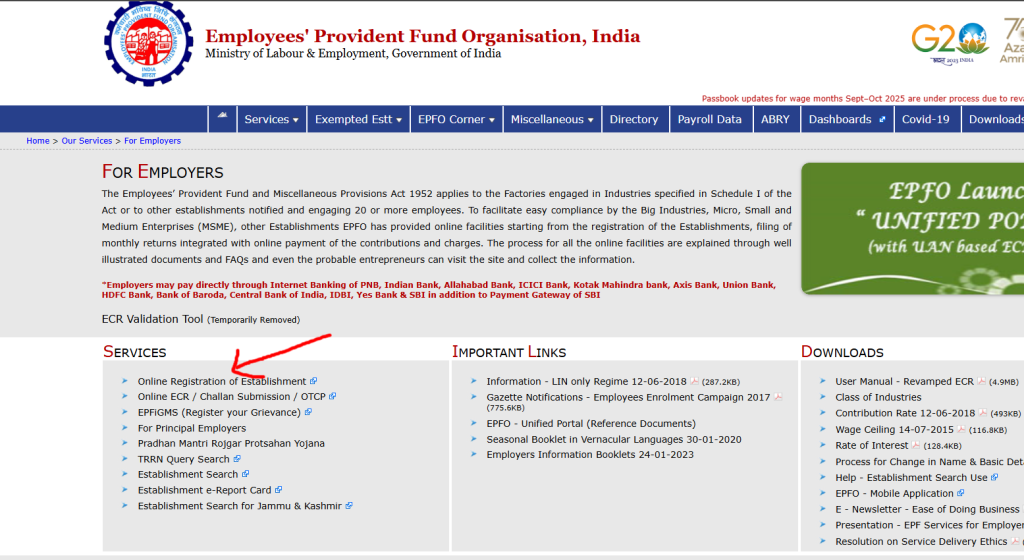 Epfo Employer